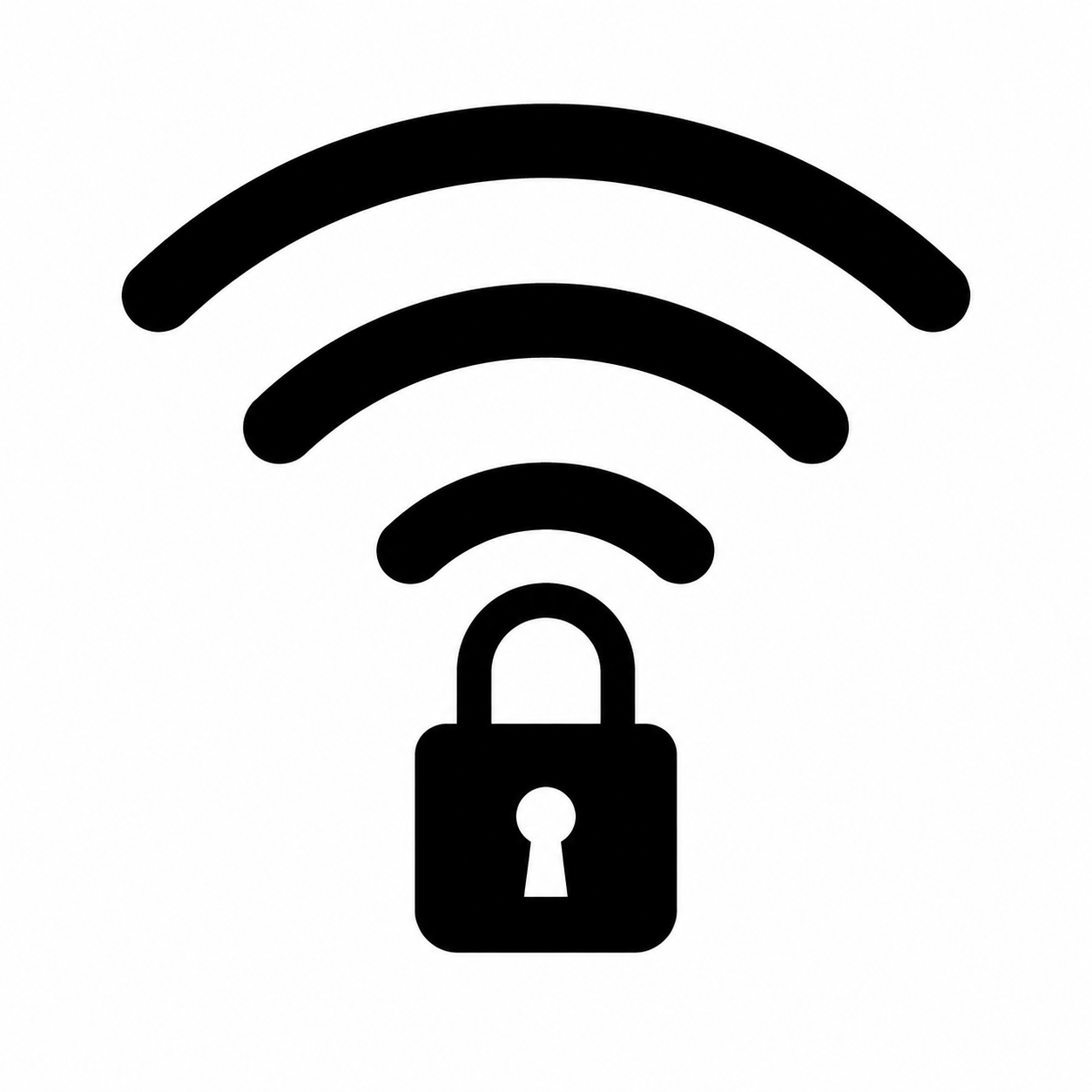 Secure Wi-Fi Icon